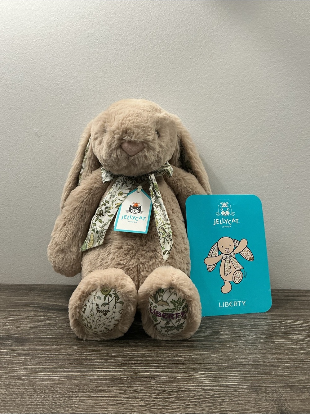 Jellycat Liberty Exclusive Shepherdley Bunny & Sticker